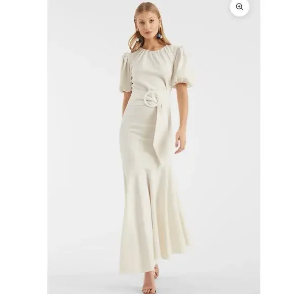 Sachin + Babi | Dresses | Sachin Babi Camila Ivory Crepe Ruched Mermaid  Dress Size 4 New 65 Wedding | Poshmark